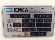 sales  IEMCA TS-560P-43 uzywany
