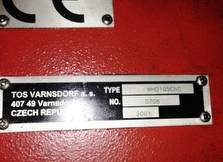 sales  TOS-VARNSDORF WHQ105-CNC uzywany